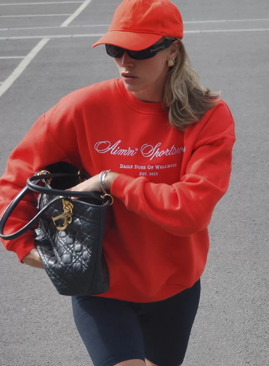 AIM’N 90's Red Heritage Sweatshirt 90s-red Flash Sale