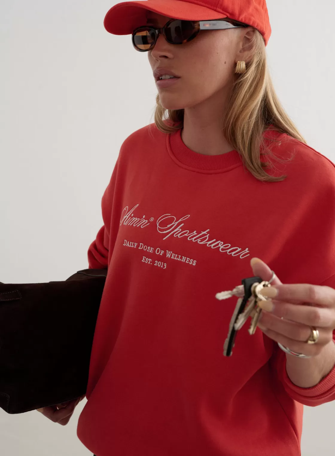 AIM’N 90's Red Heritage Sweatshirt 90s-red Flash Sale