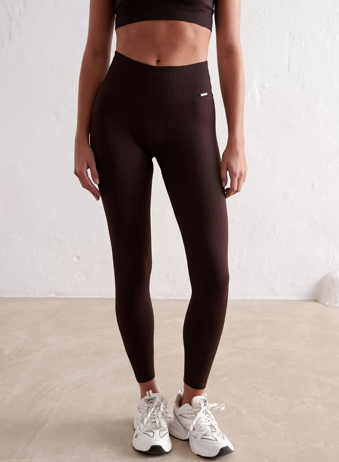 AIM’N Ribbed Seamless Tights Cacao Best Sale