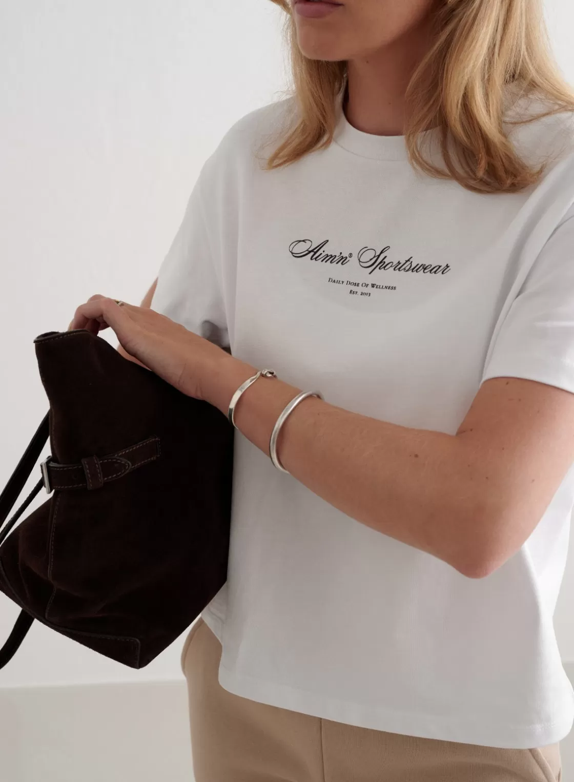 AIM’N Heritage Boxy T-shirt White Outlet