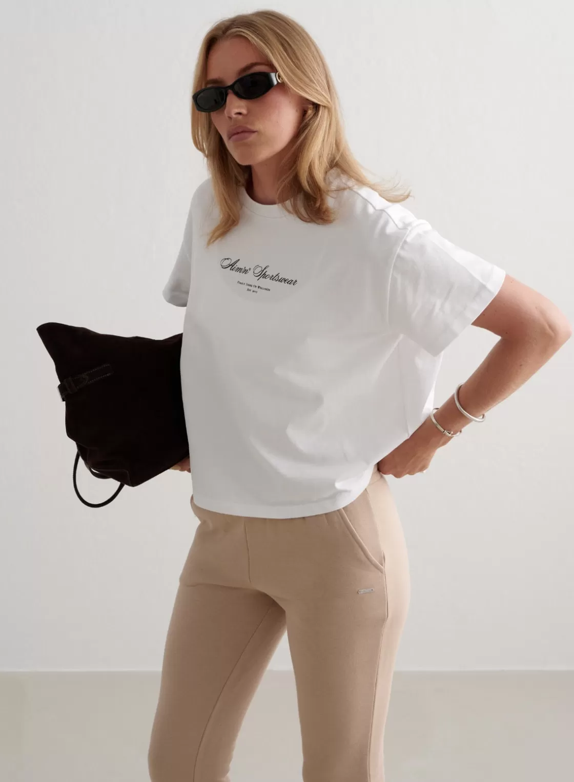 AIM’N Heritage Boxy T-shirt White Outlet